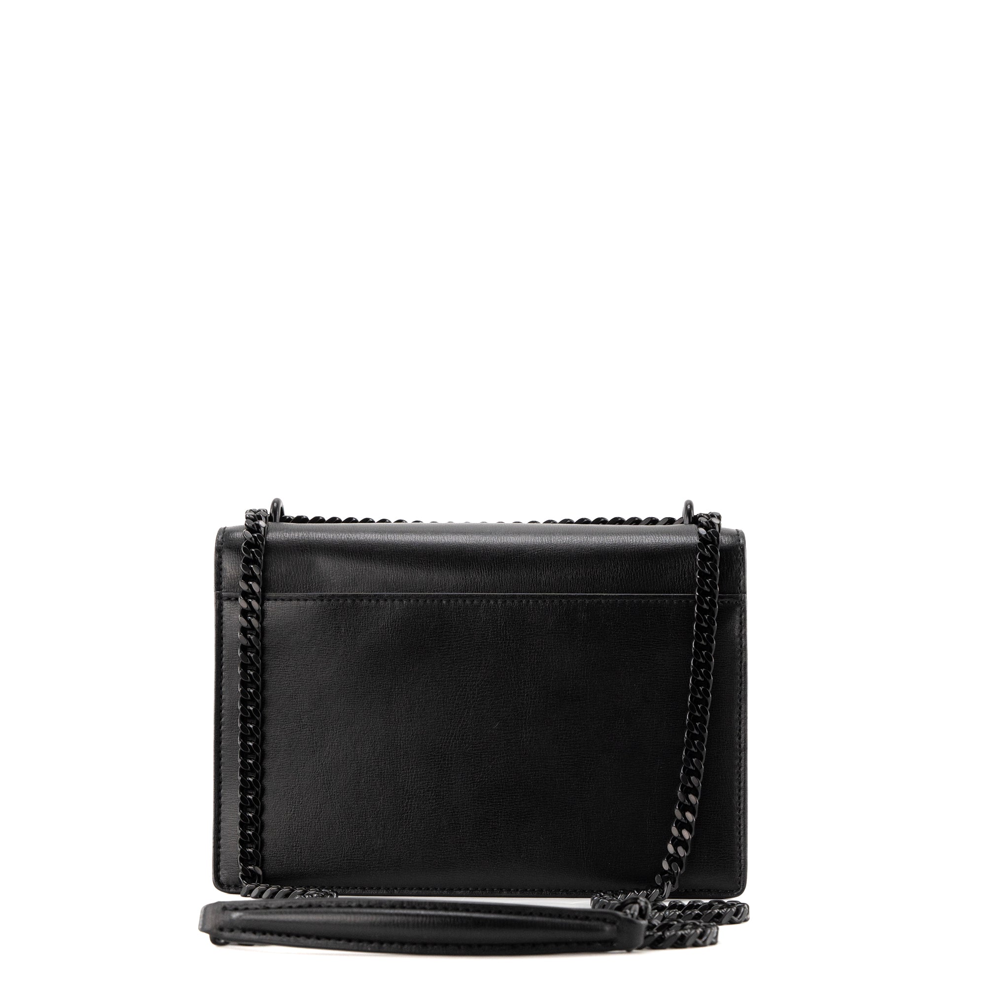 SAINT LAURENT - Sac à bandoulière Sunset Saint Laurent en cuir lisse noir