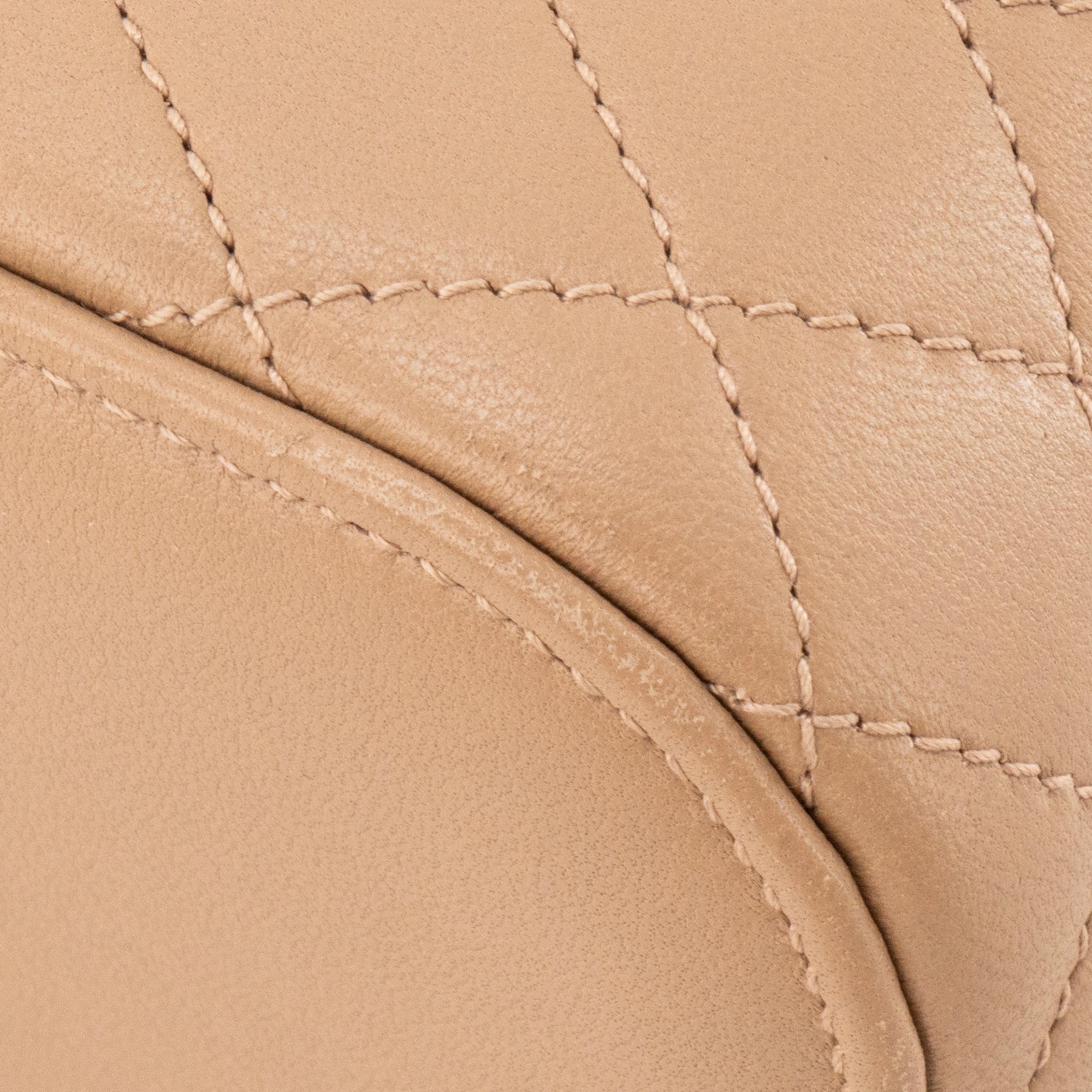 SAINT LAURENT - Sac à bandoulière Gaby Vanity MM Saint Laurent en cuir lisse marron