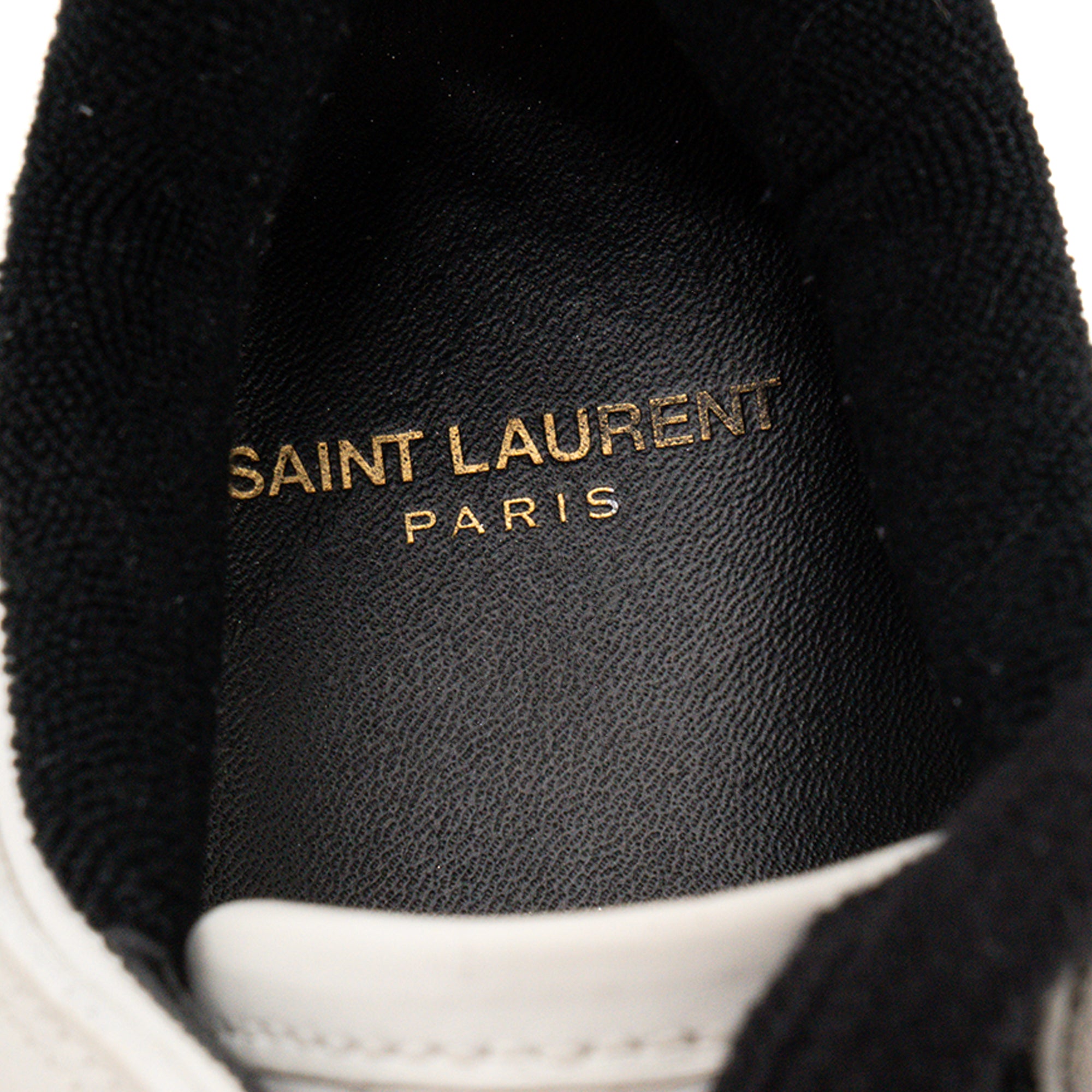 SAINT LAURENT - Sneakers SL/61 Saint Laurent en cuir blanc (T37,5)