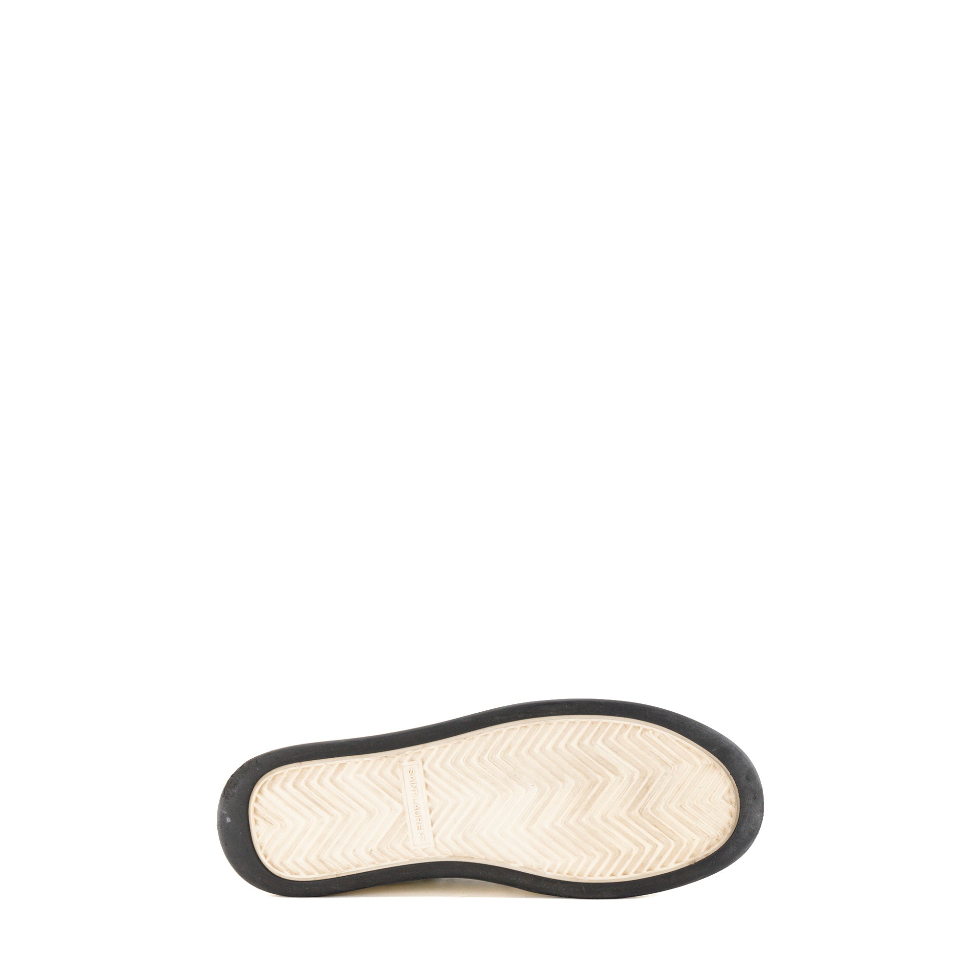 SAINT LAURENT - Sneakers SL/61 Saint Laurent en cuir blanc (T37,5)