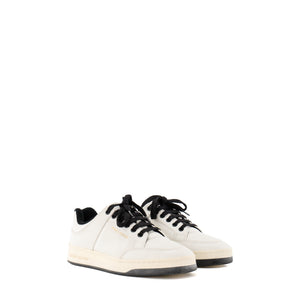SAINT LAURENT - Sneakers SL/61 Saint Laurent en cuir blanc (T37,5)