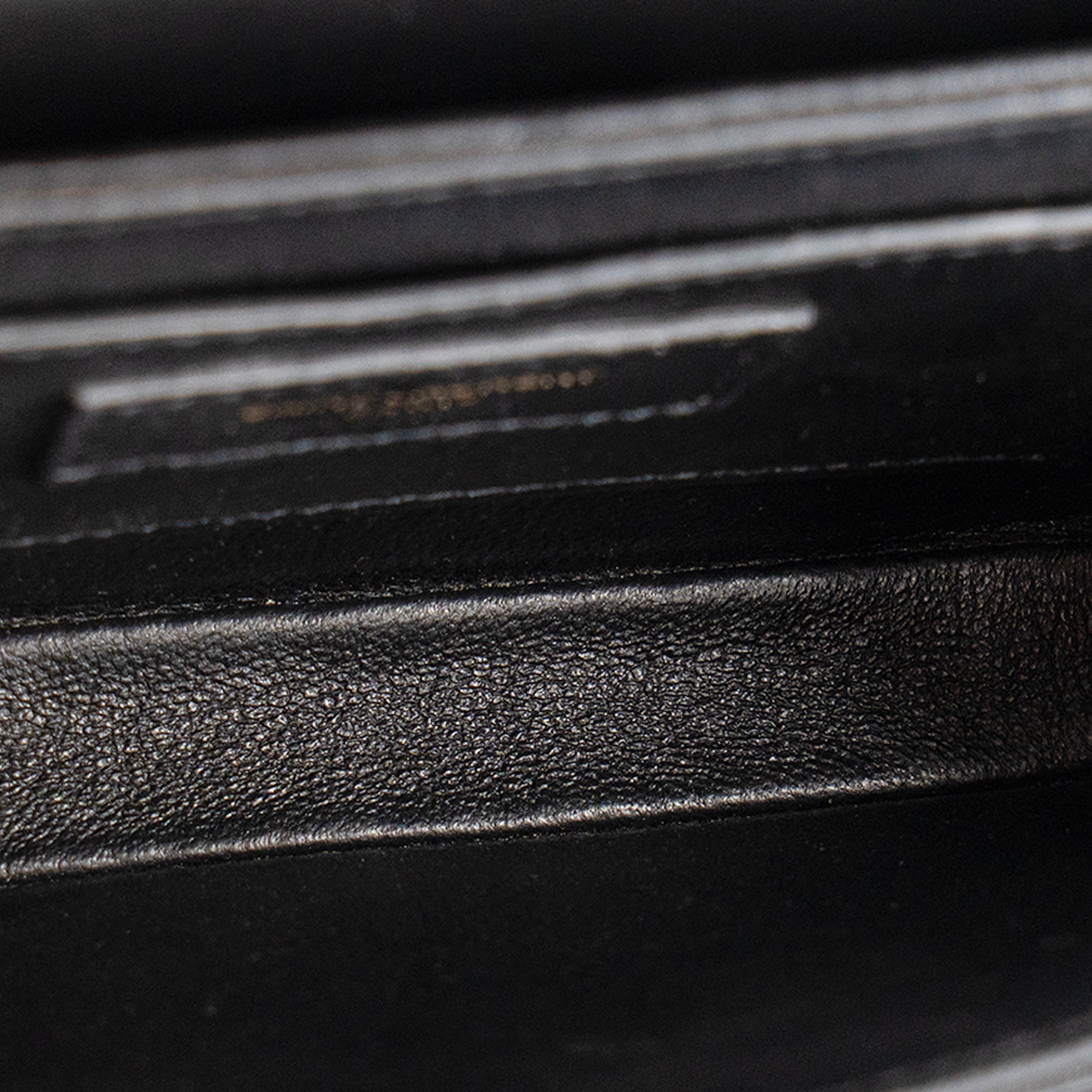 SAINT LAURENT - Sac à bandoulière Solferino small Saint Laurent en cuir lisse noir