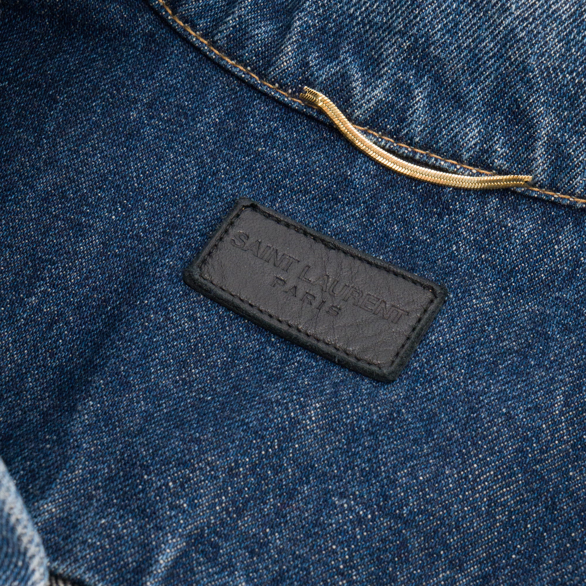 SAINT LAURENT - Veste Saint Laurent en denim bleu (S)