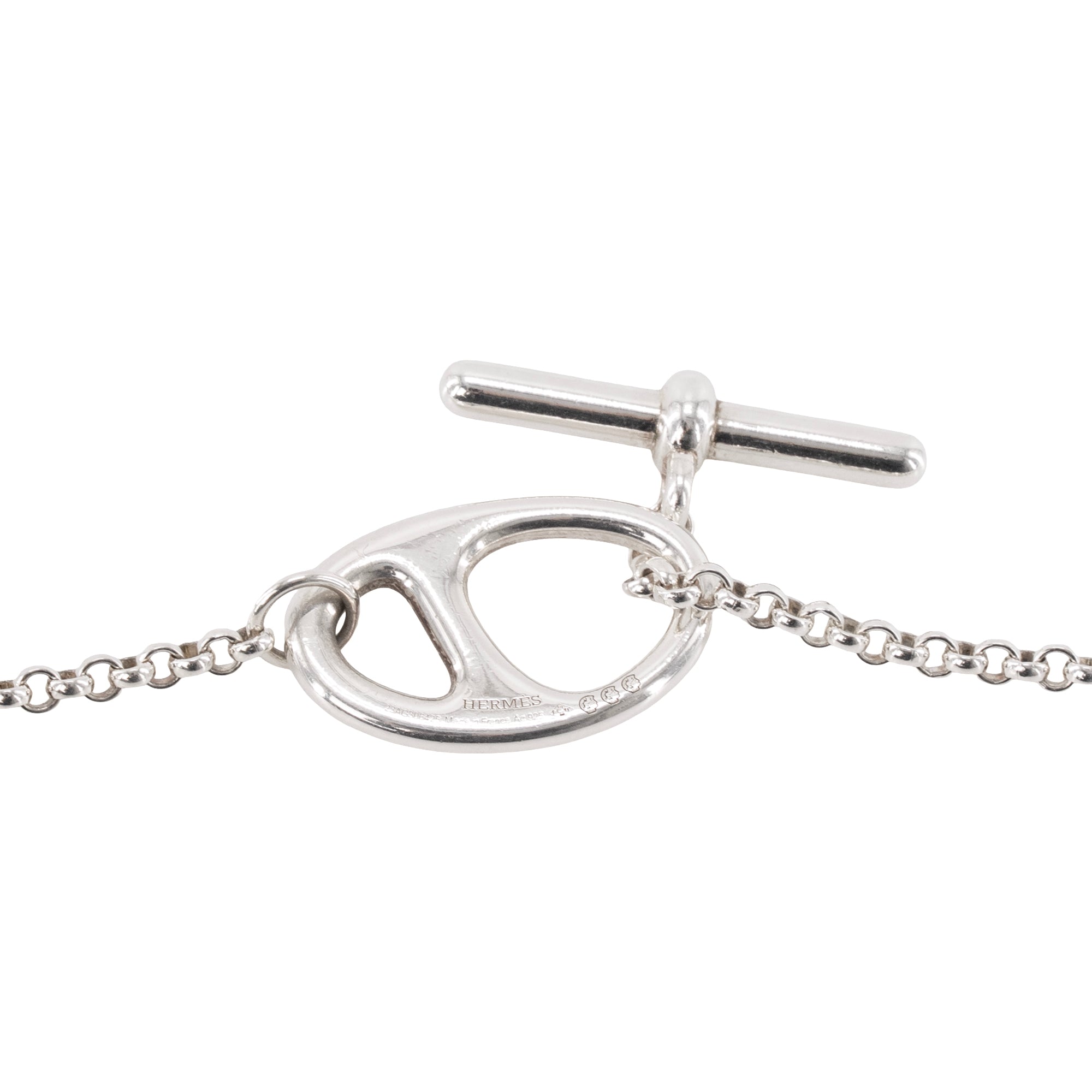 HERMÈS - Sautoir Chaîne d’Ancre Punk Hermès en argent