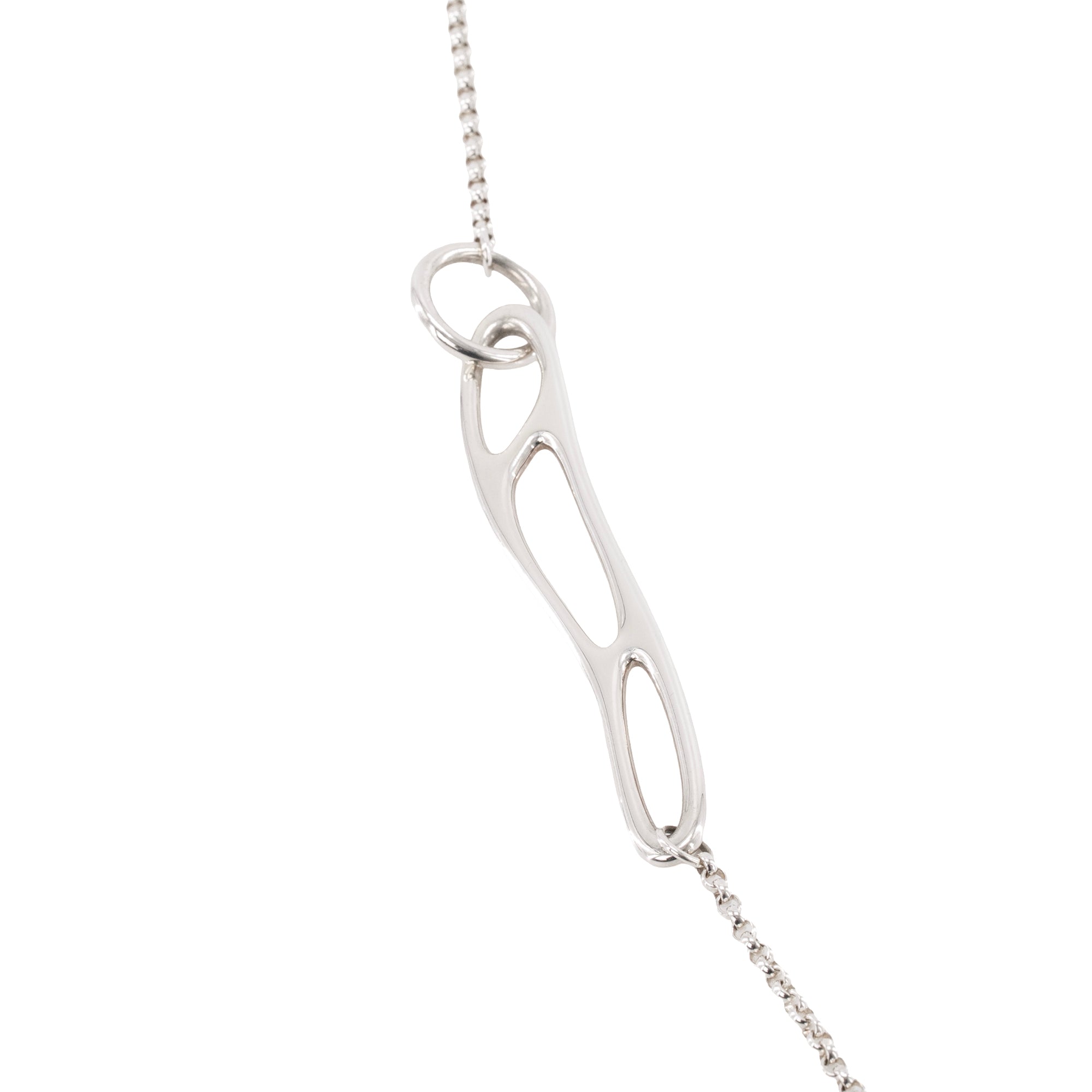 HERMÈS - Sautoir Chaîne d’Ancre Punk Hermès en argent