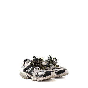 BALENCIAGA - Sneakers Track Balenciaga en toile et cuir noir et gris (T38)