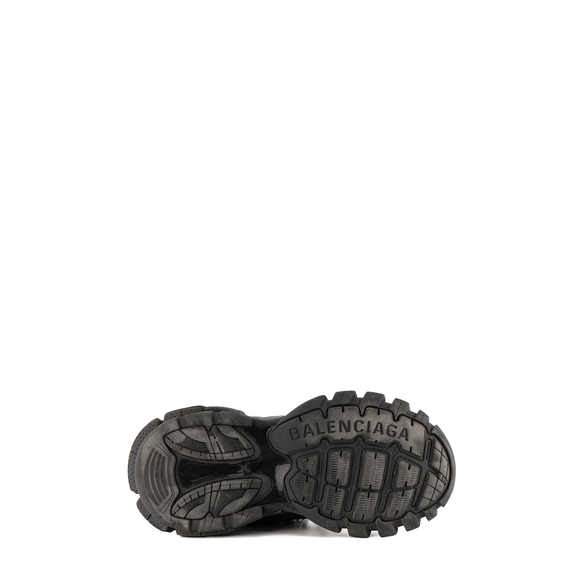 BALENCIAGA - Sneakers Track Balenciaga en toile et cuir noir (T38)