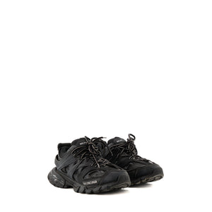 BALENCIAGA - Sneakers Track Balenciaga en toile et cuir noir (T38)