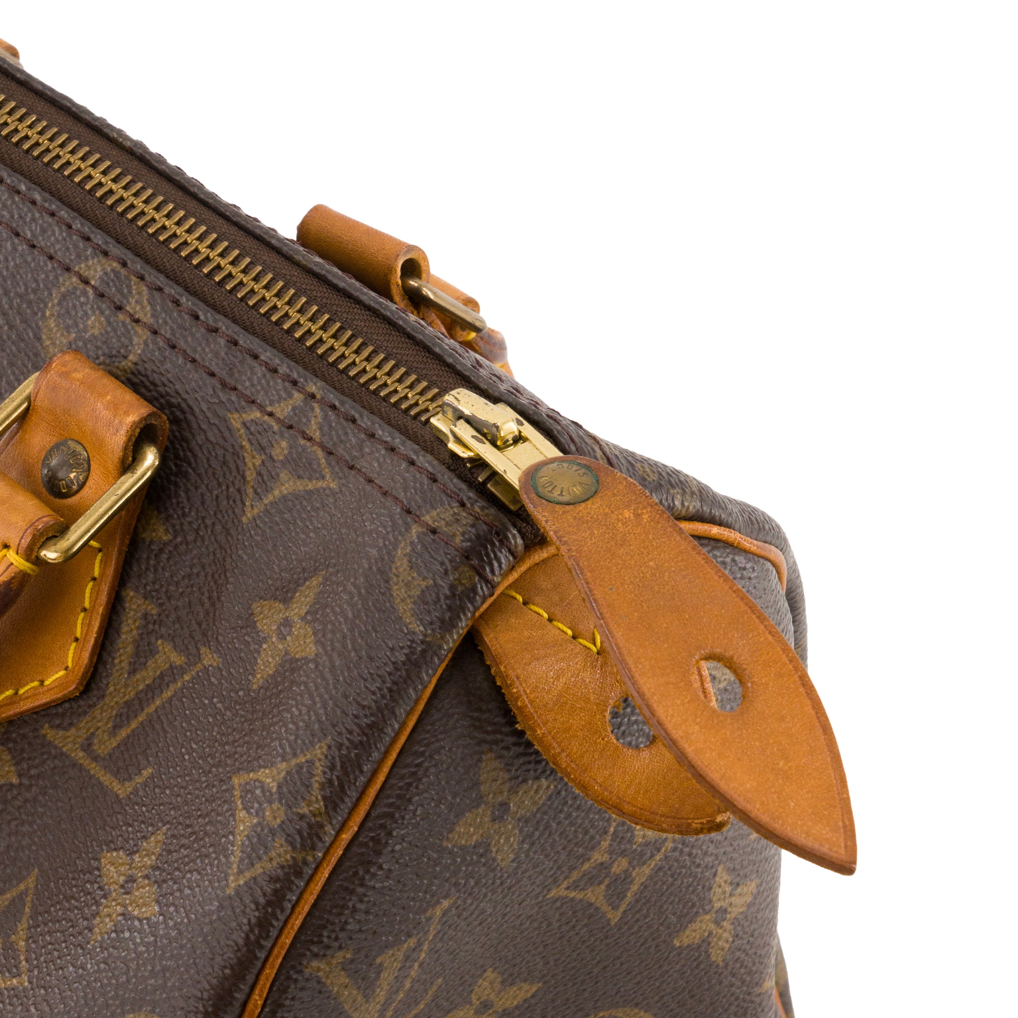 LOUIS VUITTON - Sac à main Speedy 25 Louis Vuitton en toile enduite monogrammée