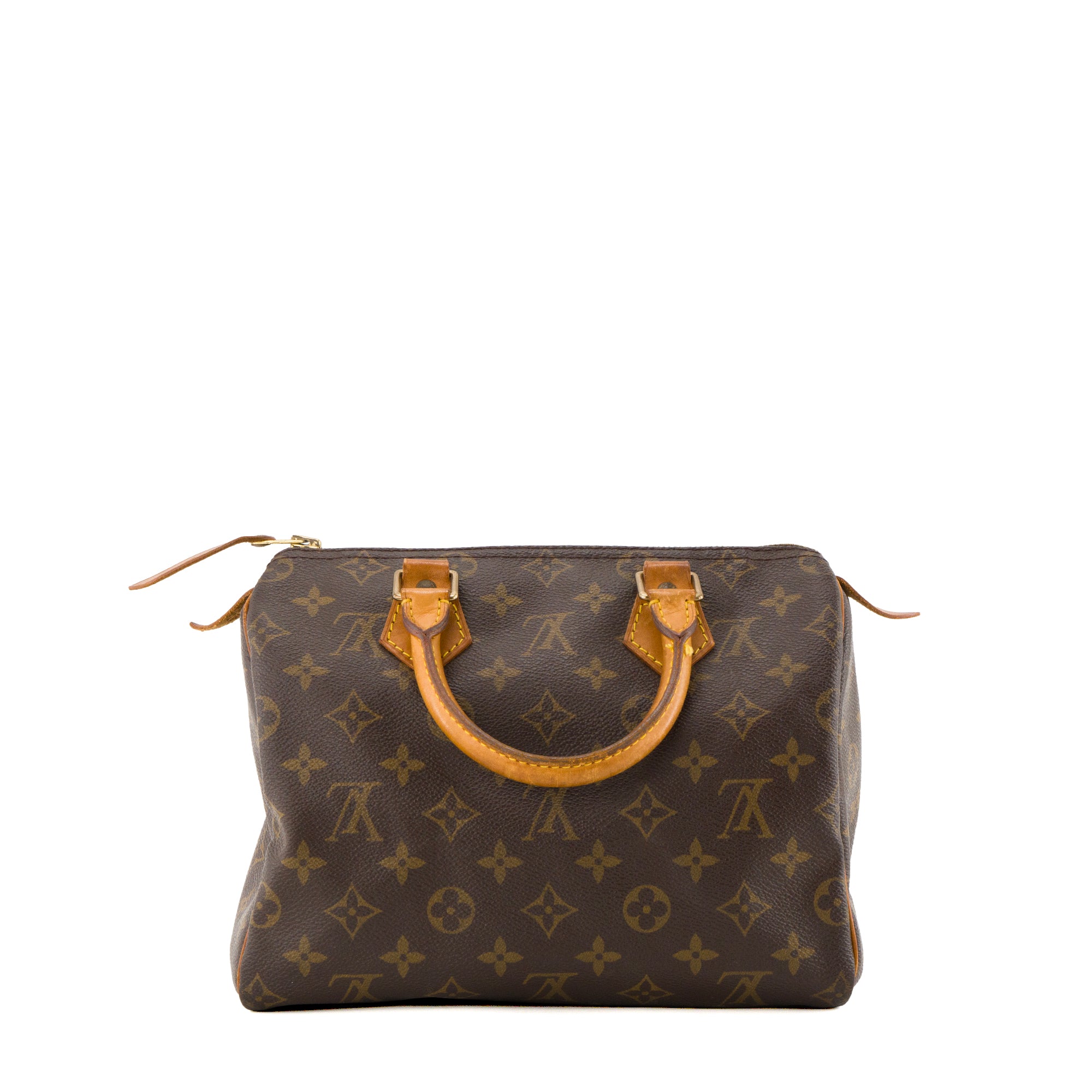 LOUIS VUITTON - Sac à main Speedy 25 Louis Vuitton en toile enduite monogrammée