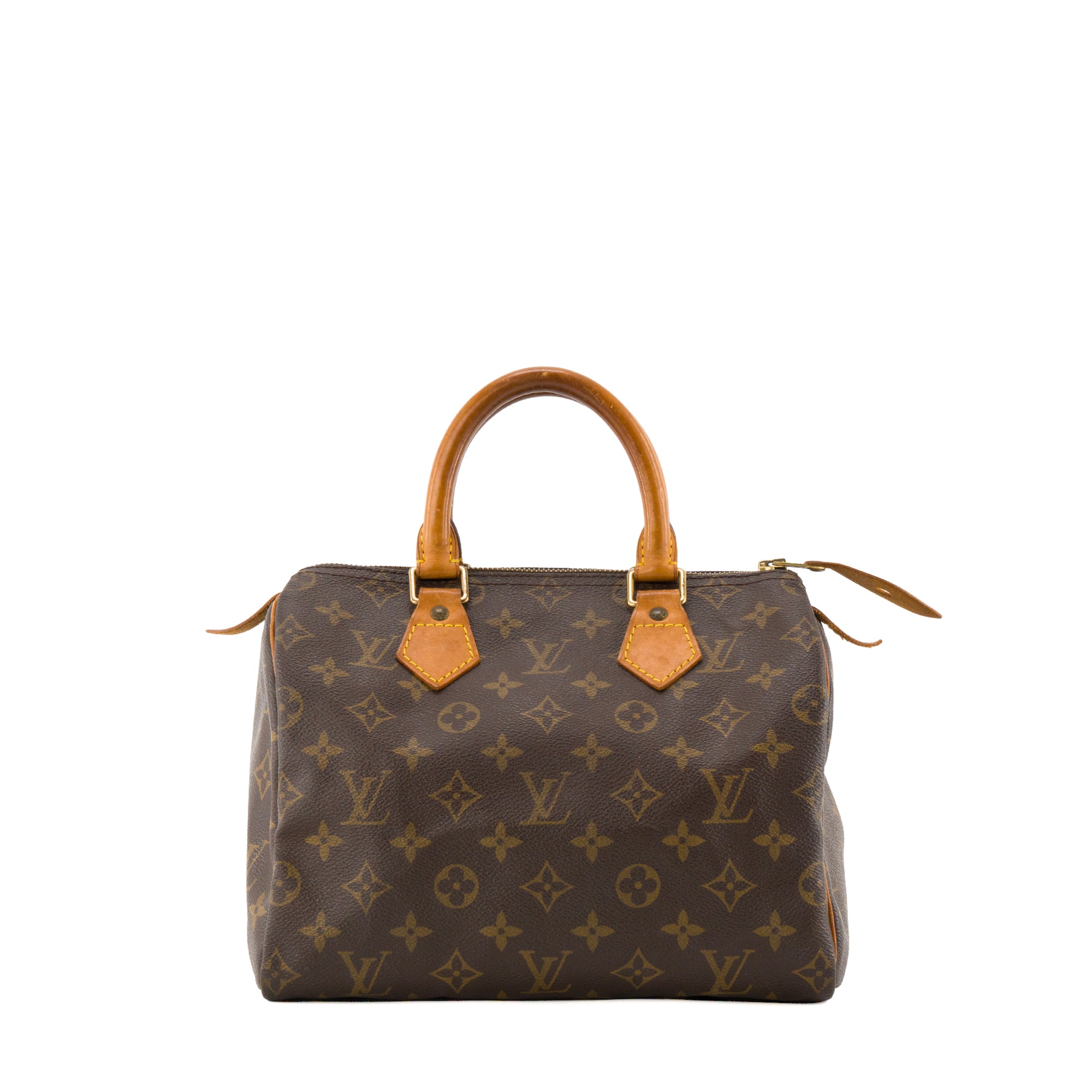 LOUIS VUITTON - Sac à main Speedy 25 Louis Vuitton en toile enduite monogrammée