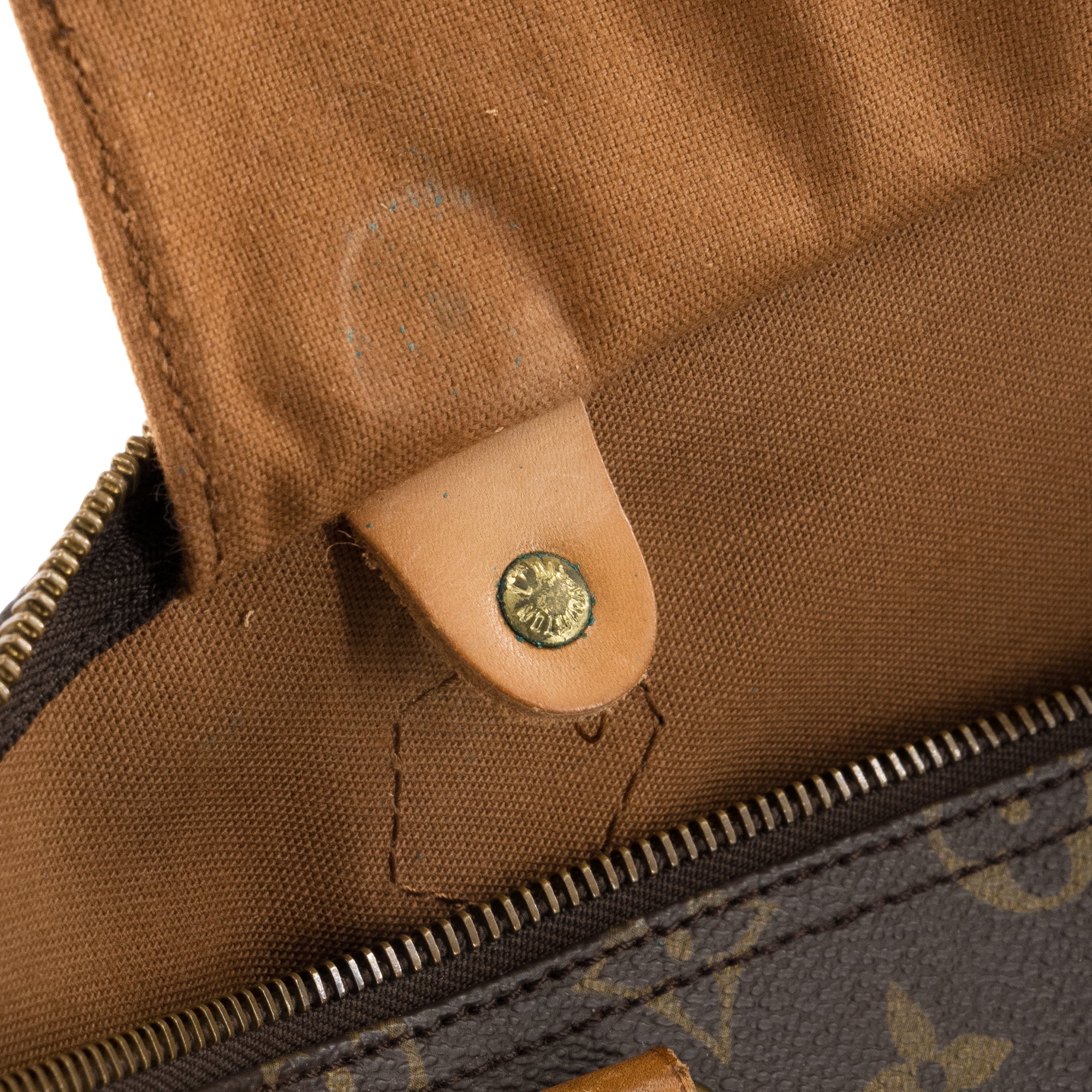 LOUIS VUITTON - Sac à main Speedy 35 Louis Vuitton en toile enduite monogrammée vintage