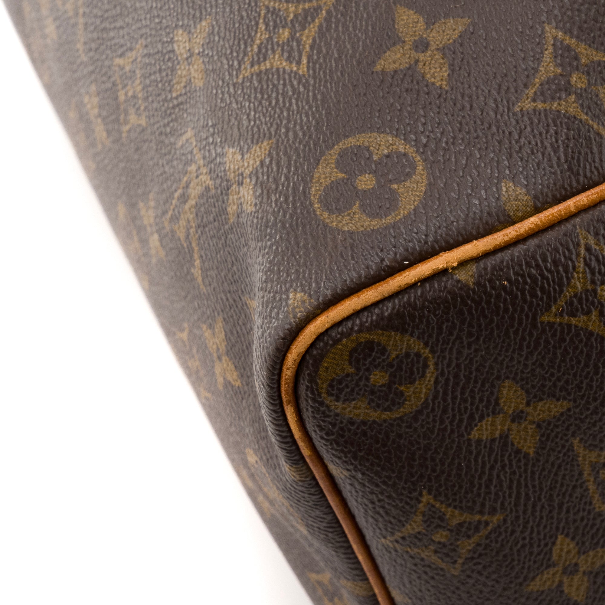 LOUIS VUITTON - Sac à main Speedy 35 Louis Vuitton en toile enduite monogrammée vintage