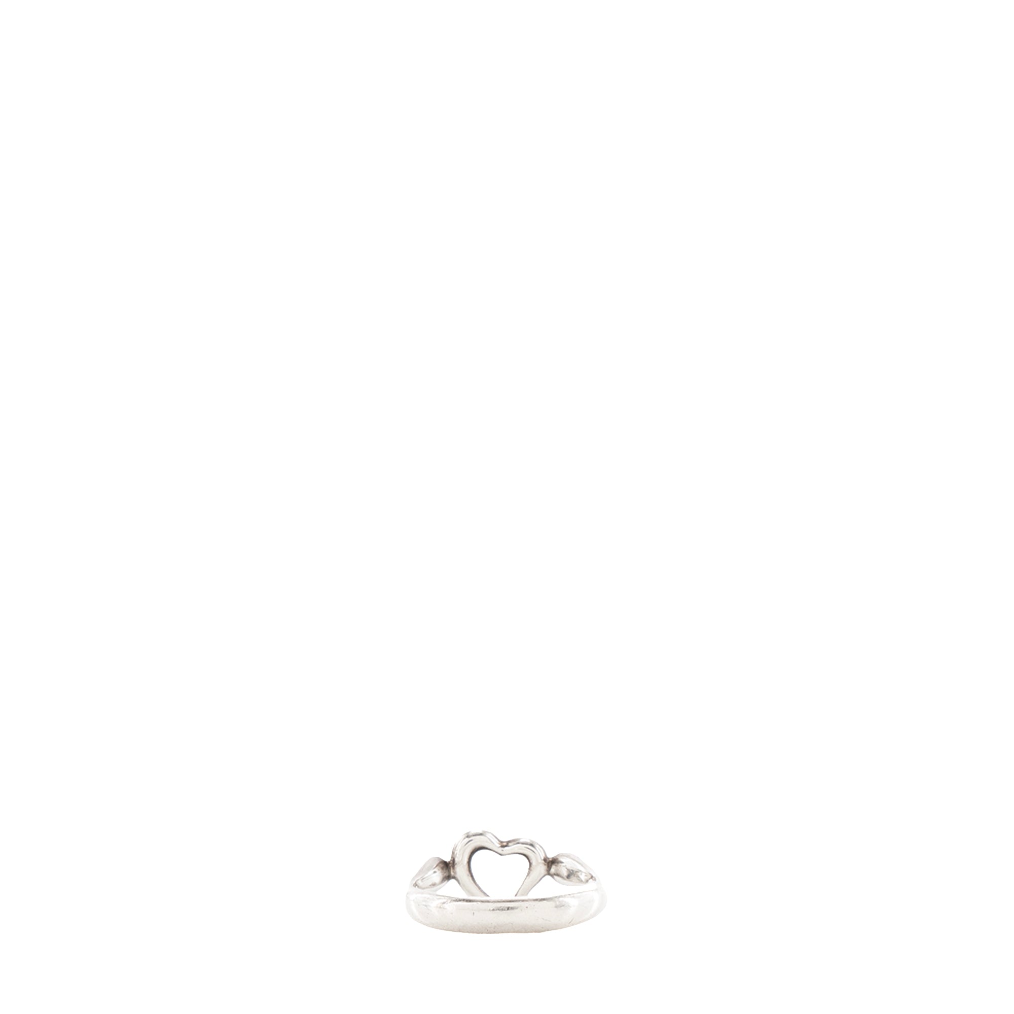 TIFFANY & CO - Bague Open Heart Tiffany & Co en argent (T51)