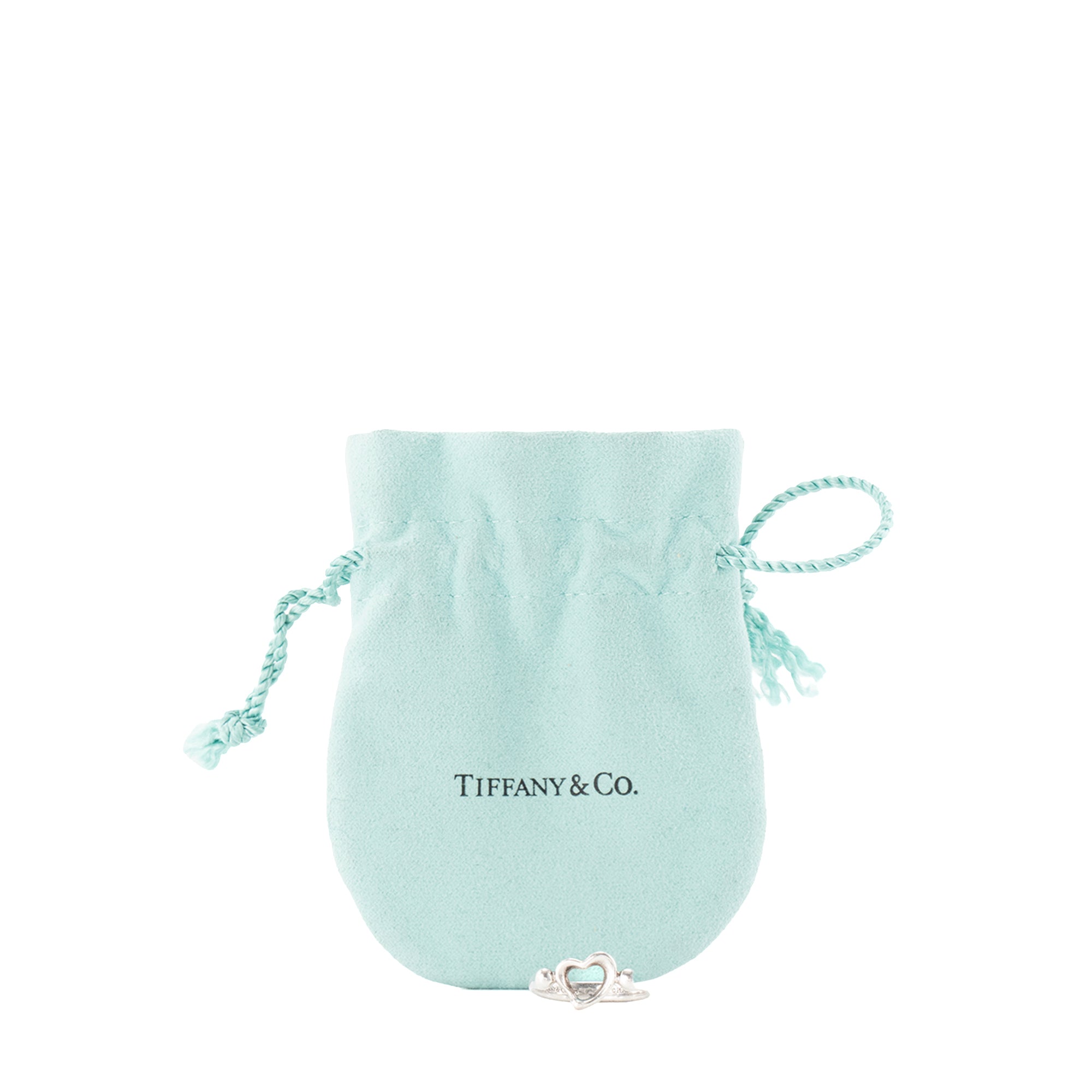 TIFFANY & CO - Bague Open Heart Tiffany & Co en argent (T51)