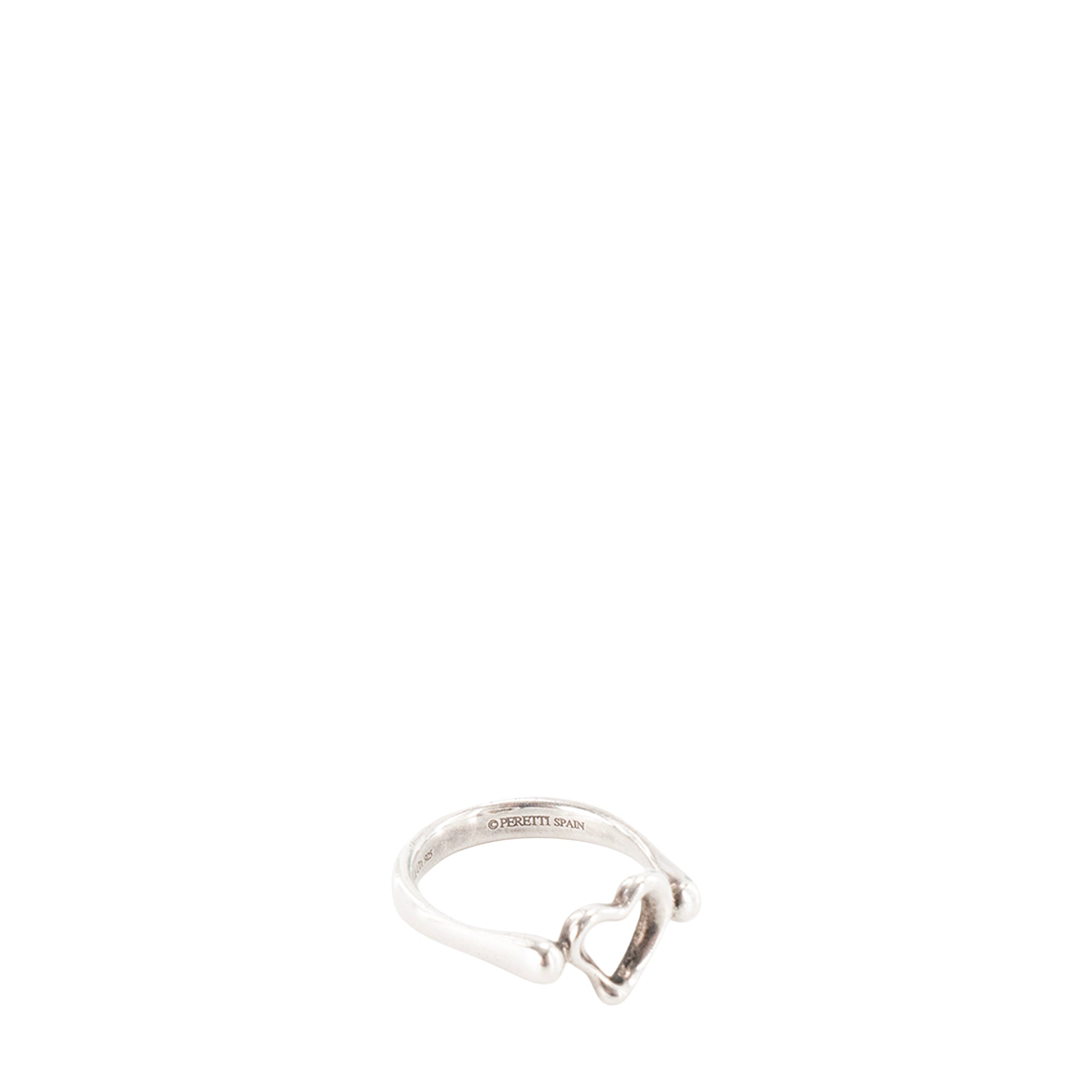 TIFFANY & CO - Bague Open Heart Tiffany & Co en argent (T51)