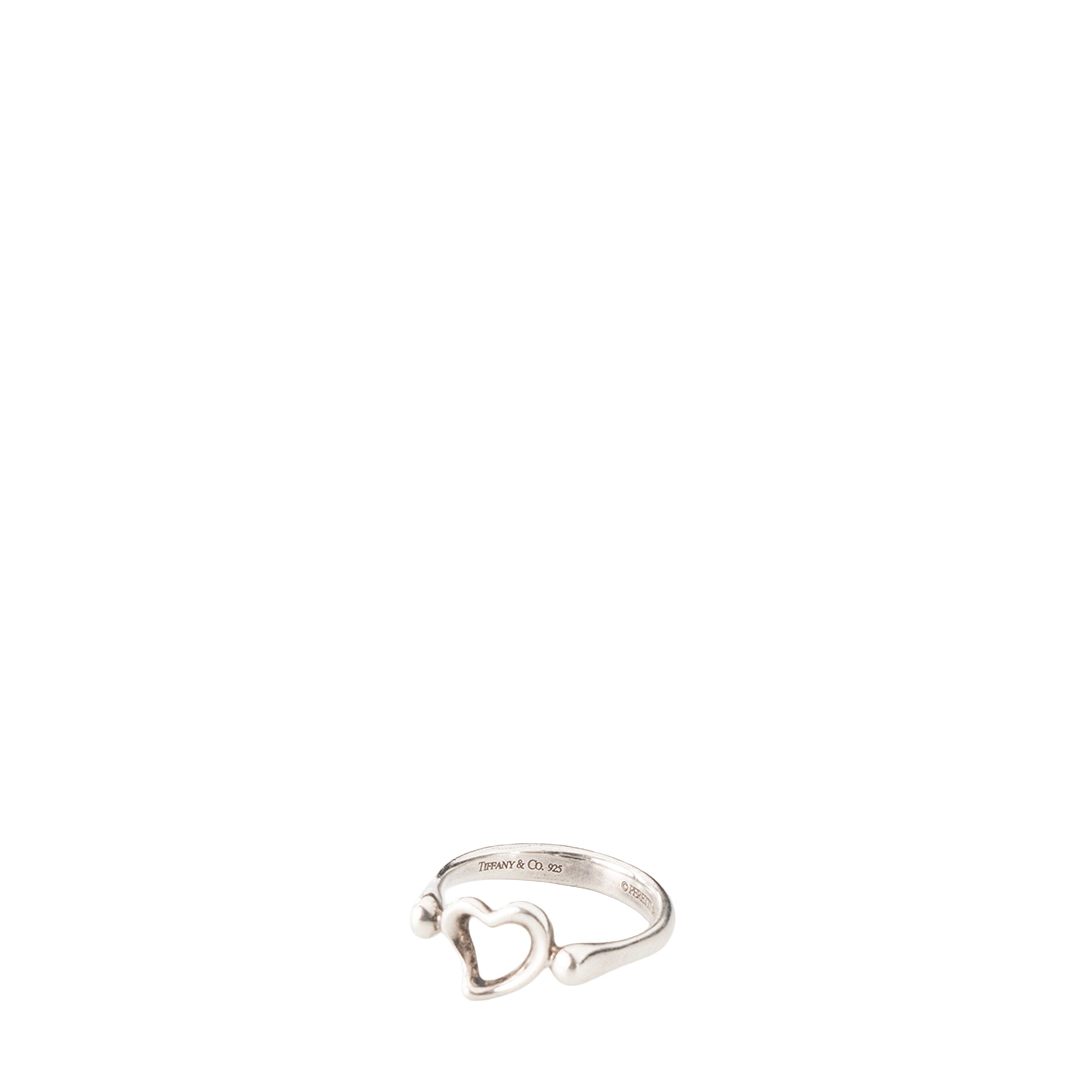 TIFFANY & CO - Bague Open Heart Tiffany & Co en argent (T51)