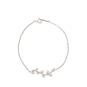 TIFFANY & CO - Bracelet Feuille d'Olivier Tiffany & Co en argent
