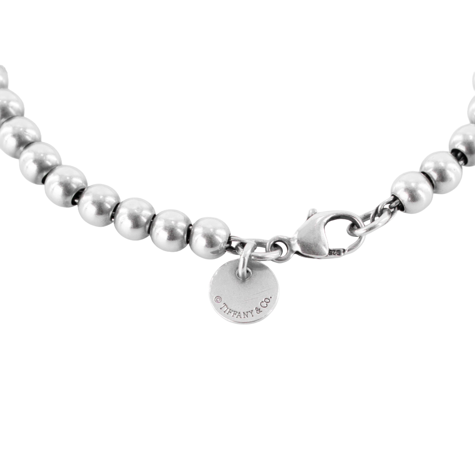 TIFFANY & CO - Bracelet Return to Tiffany Plaque Coeur Tiffany & Co en argent et or rose