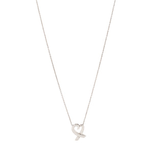 TIFFANY & CO - Collier Loving Heart Tiffany & Co x Paloma Picasso en argent édition limitée