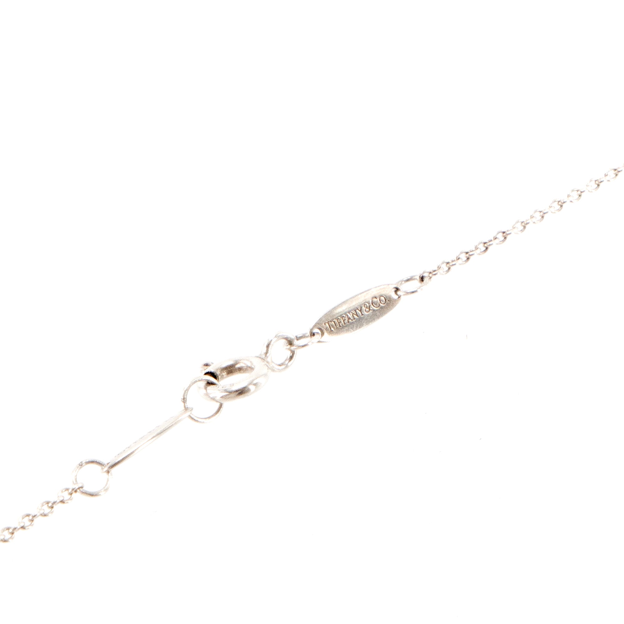 TIFFANY & CO - Collier pendentif Diamonds by the Yard Tiffany & Co en argent et diamant