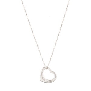 TIFFANY & CO - Pendentif Open Heart PM Tiffany & Co en argent