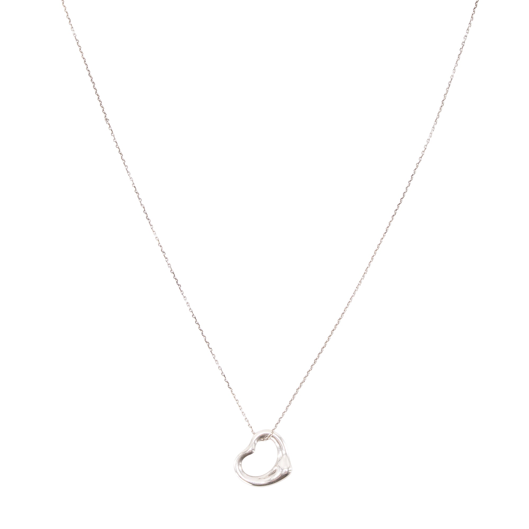 TIFFANY & CO - Pendentif Open Heart Tiffany & Co en argent