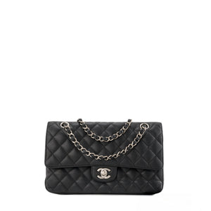 CHANEL - Sac à main Classique/Timeless 11.12 Chanel en cuir caviar noir