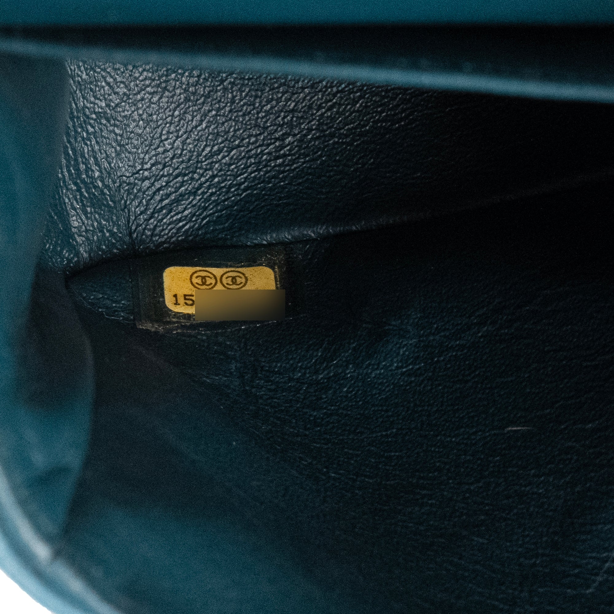 CHANEL - Sac à main Classique/Timeless 11.12 Chanel en cuir verni vert foncé