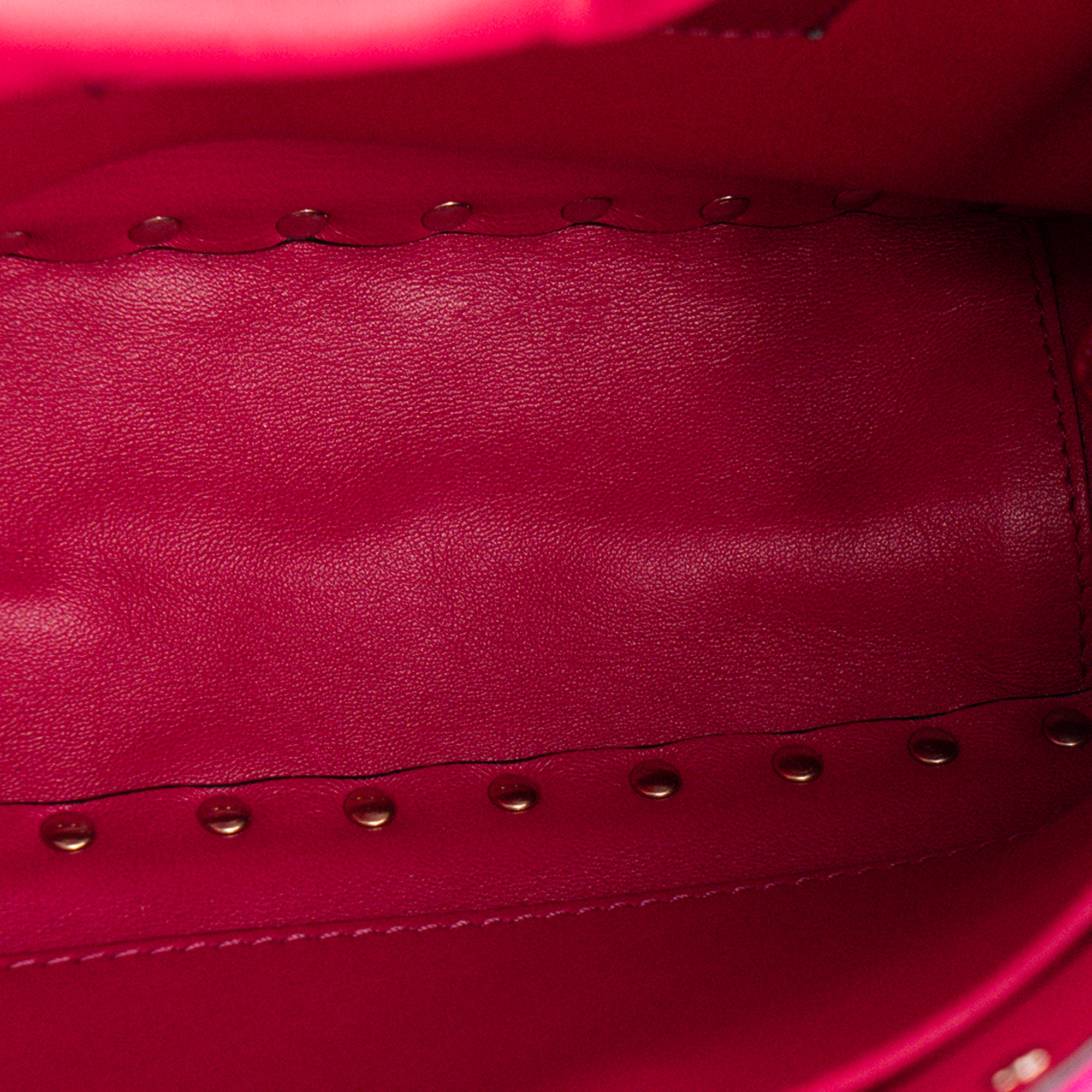 VALENTINO - Sac à bandoulière Rockstud Spike Valentino en velours rose