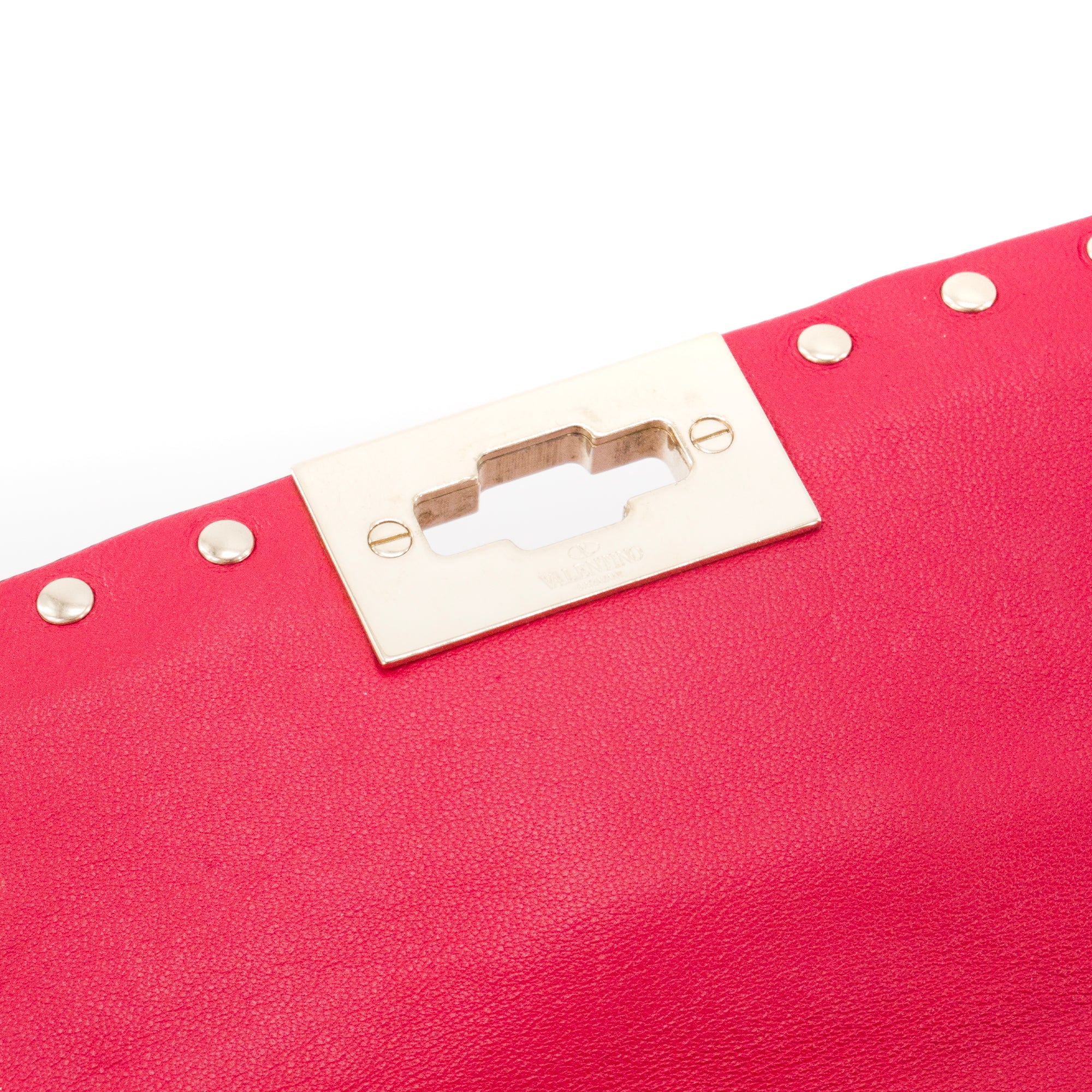 VALENTINO - Sac à bandoulière Rockstud Valentino en velours rose