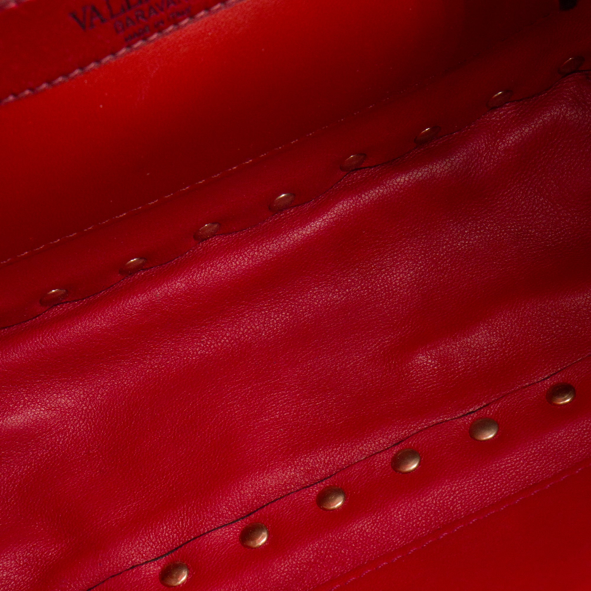 VALENTINO - Sac à bandoulière Rockstud Valentino en velours rose