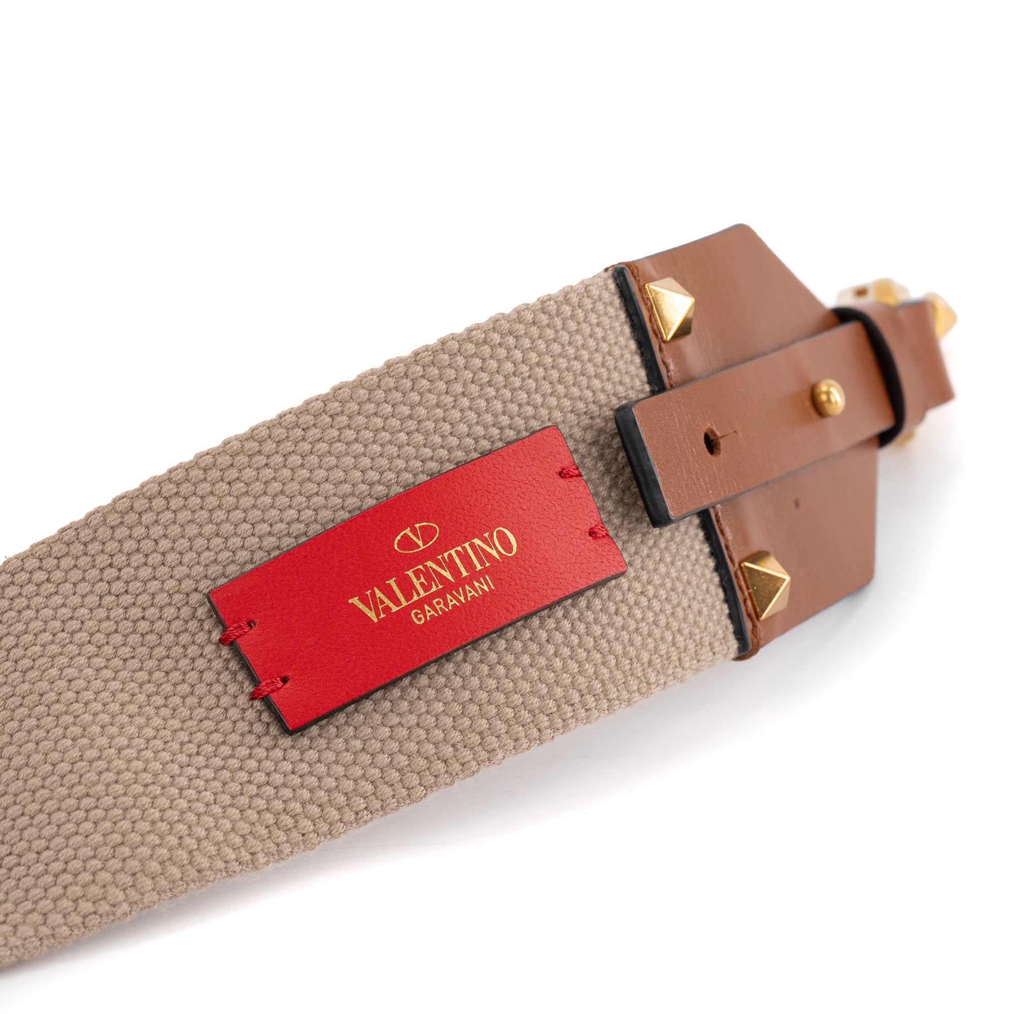 VALENTINO - Sac à bandoulière VSling Valentino en cuir grainé marron