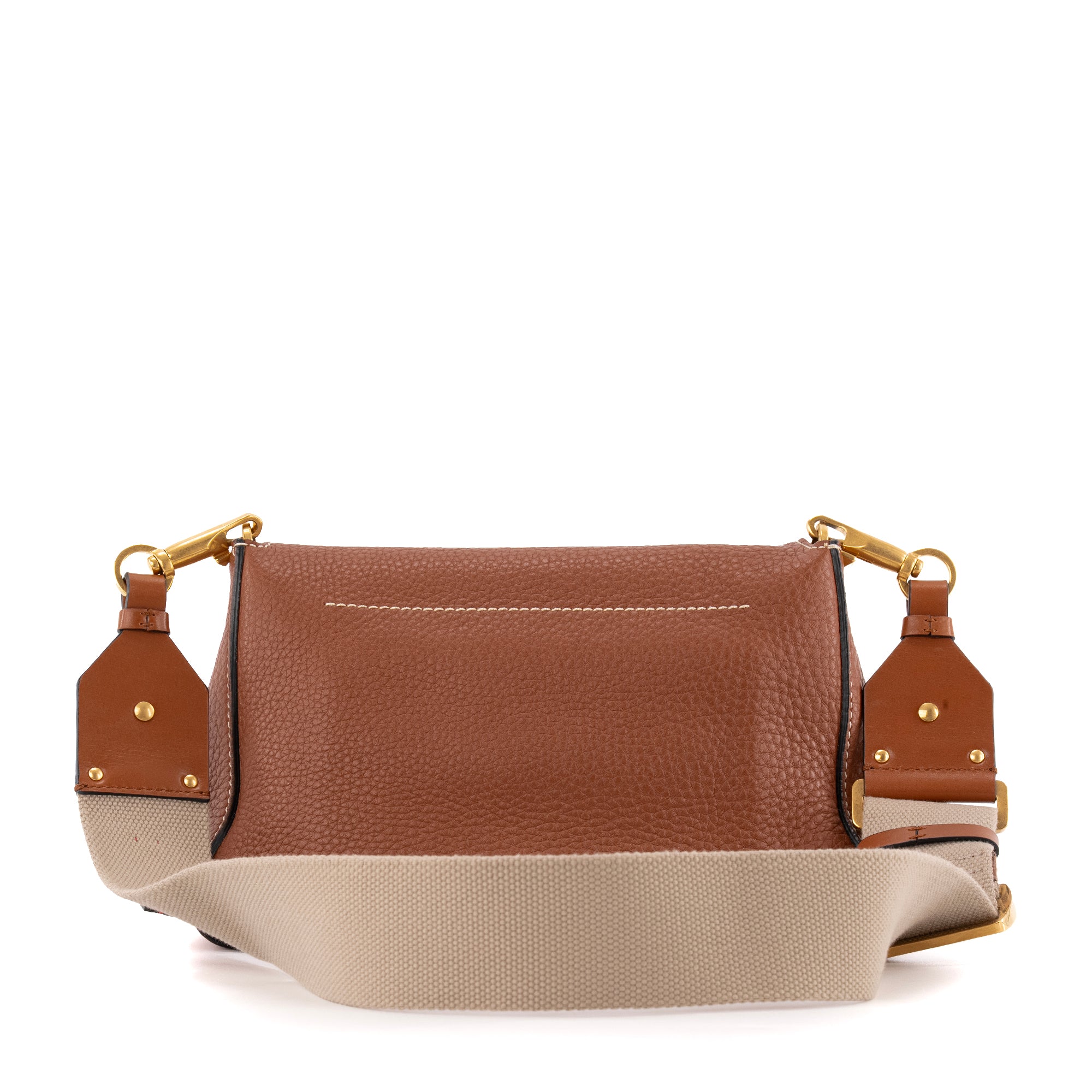 VALENTINO - Sac à bandoulière VSling Valentino en cuir grainé marron