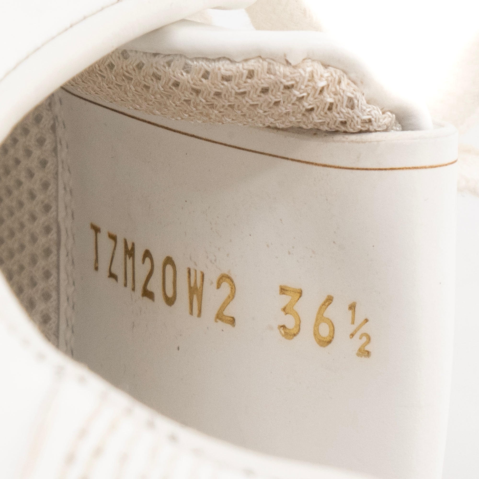 VALENTINO - Sneakers Backnet Valentino en cuir blanc (T36.5)