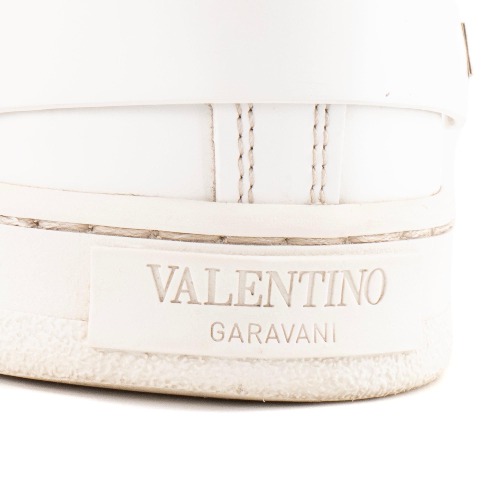 VALENTINO - Sneakers Backnet Valentino en cuir blanc (T36.5)