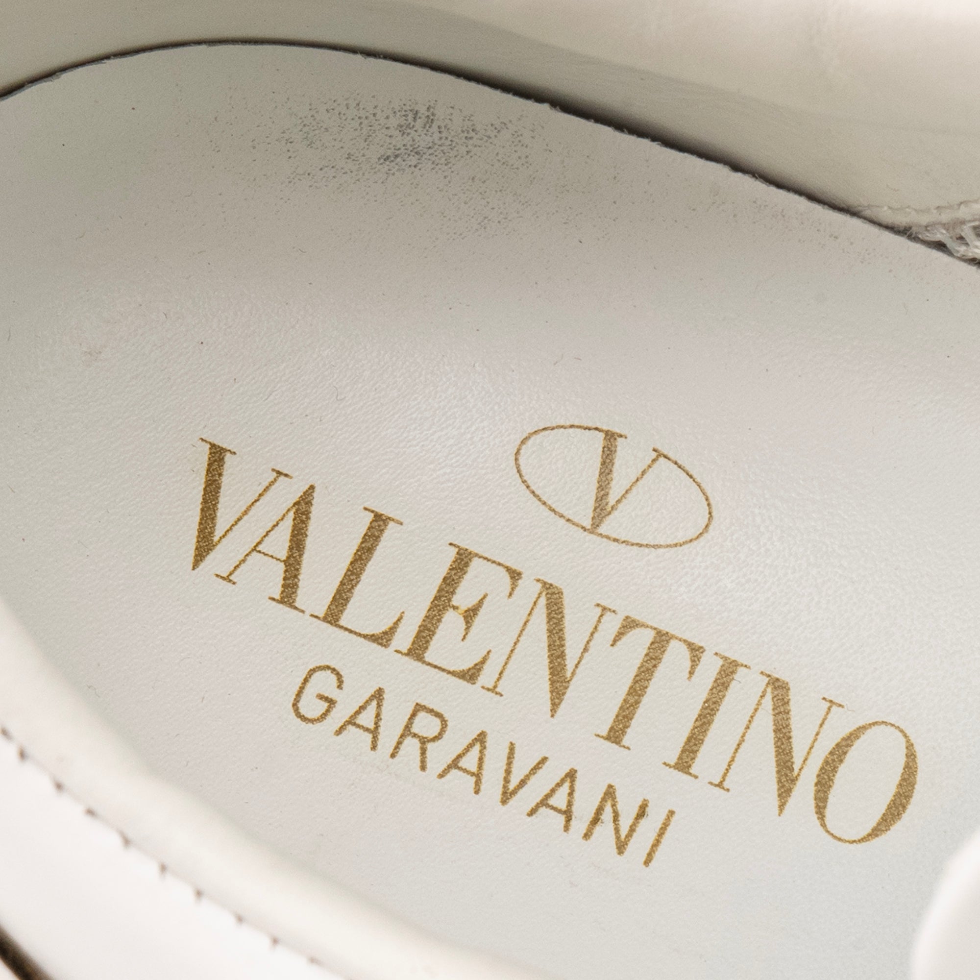 VALENTINO - Sneakers Backnet Valentino en cuir blanc (T36.5)