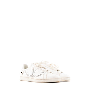 VALENTINO - Sneakers Backnet Valentino en cuir blanc (T36.5)