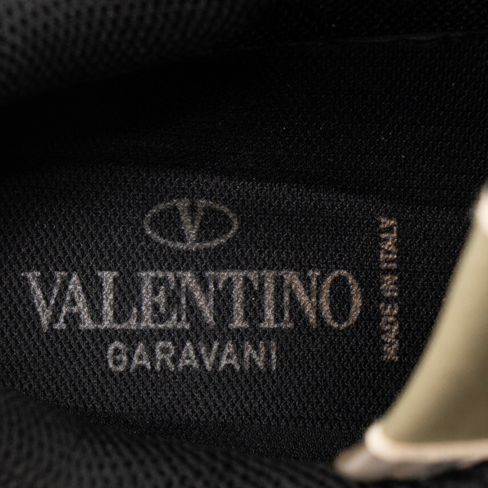 VALENTINO - Sneakers Rockrunner Valentino en toile kaki et daim marron (T36)