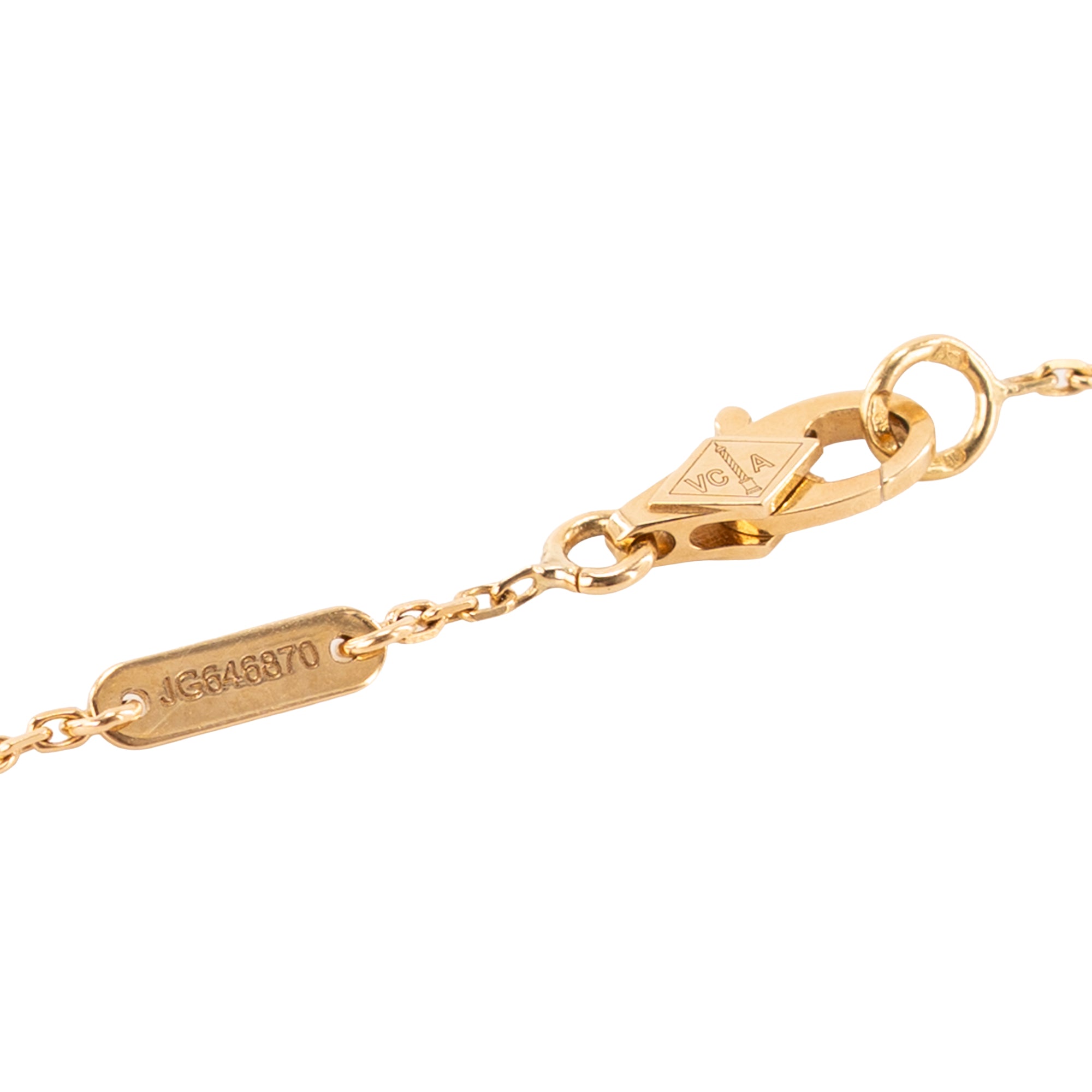 VAN CLEEF & ARPELS - Bracelet Sweet Alhambra Van Cleef & Arpels en or et nacre