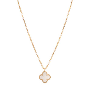 VAN CLEEF & ARPELS - Pendentif Sweet Alhambra Van Cleef & Arpels en or jaune et nacre