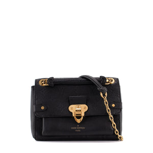 LOUIS VUITTON - Sac à bandoulière Vavin BB Louis Vuitton en cuir empreinte noir