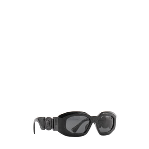 VERSACE - Lunettes de soleil Maxi Medusa Biggie Versace en plastique noir