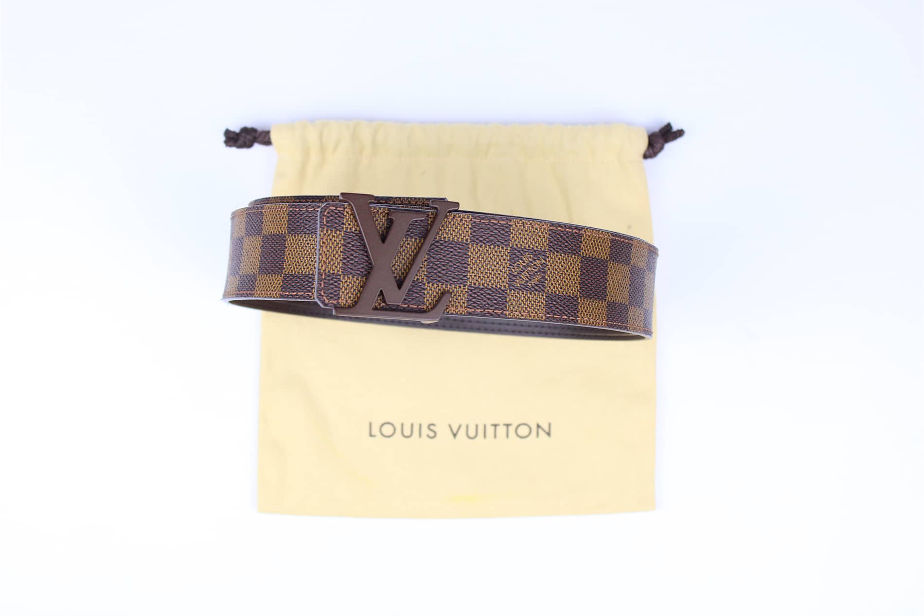 LV initials belt
