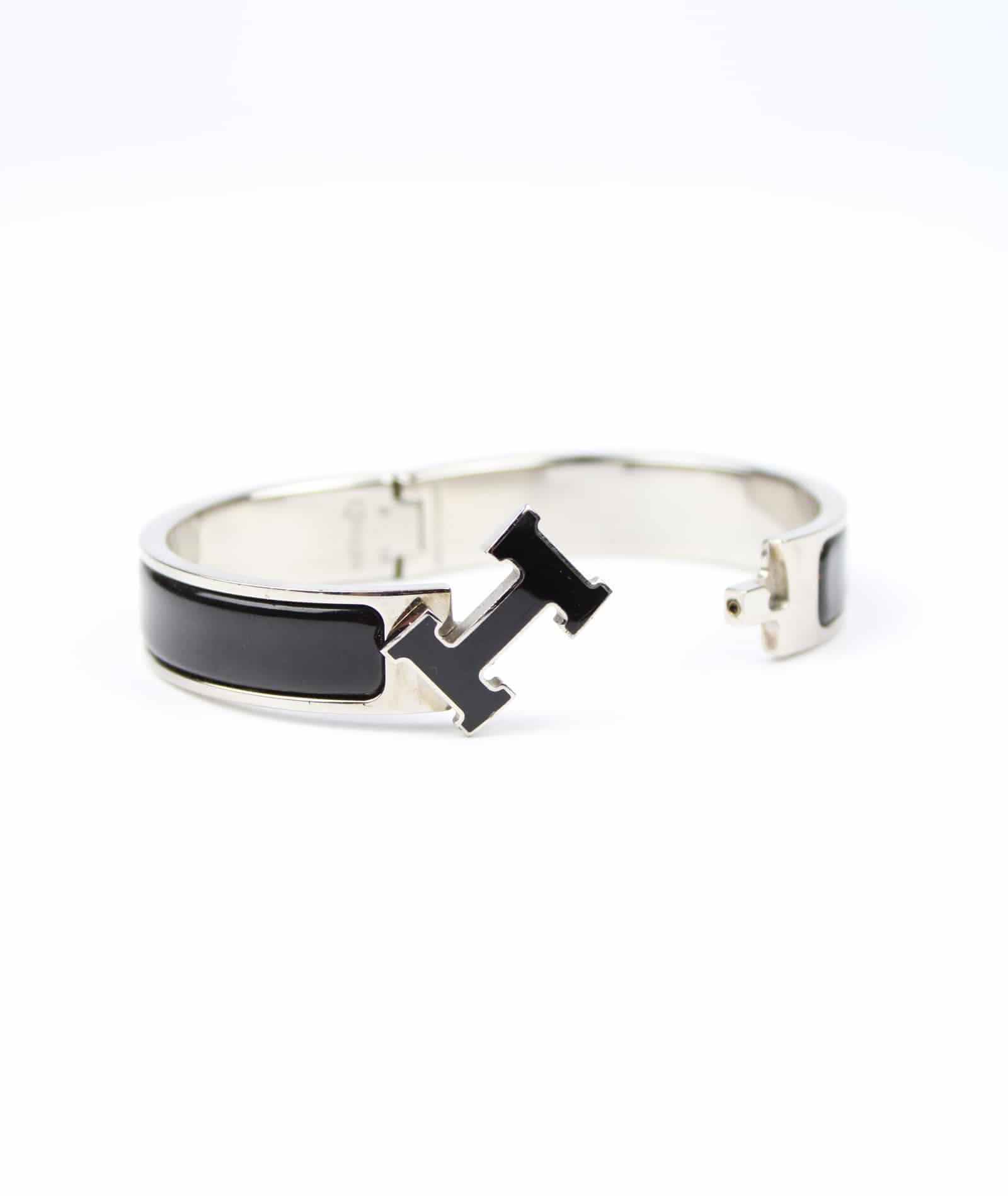 Black Clic H bracelet