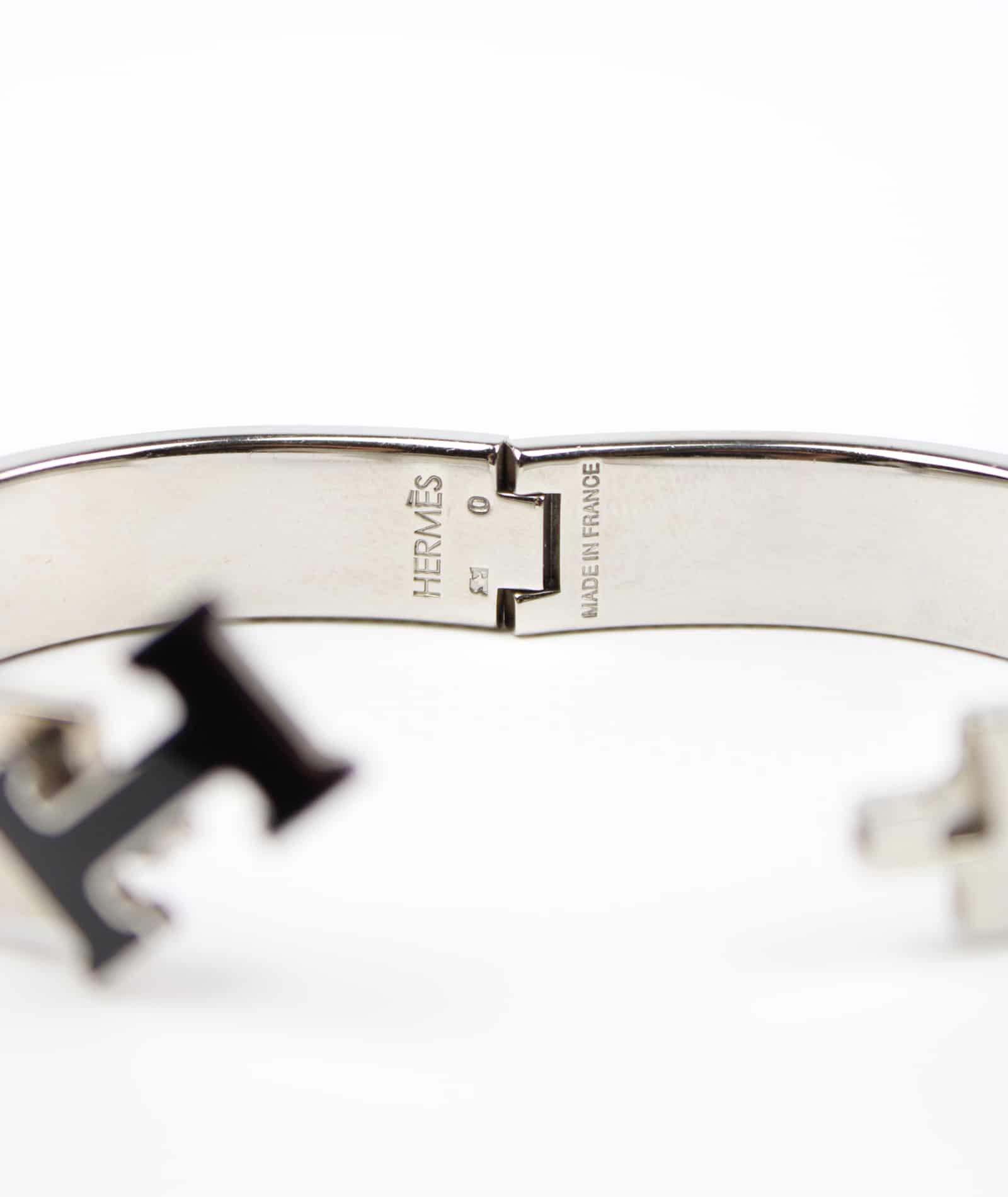 Black Clic H bracelet