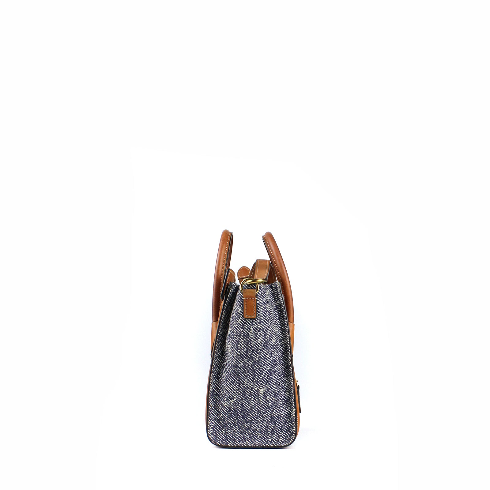 CELINE - Sac Luggage nano en toile et cuir