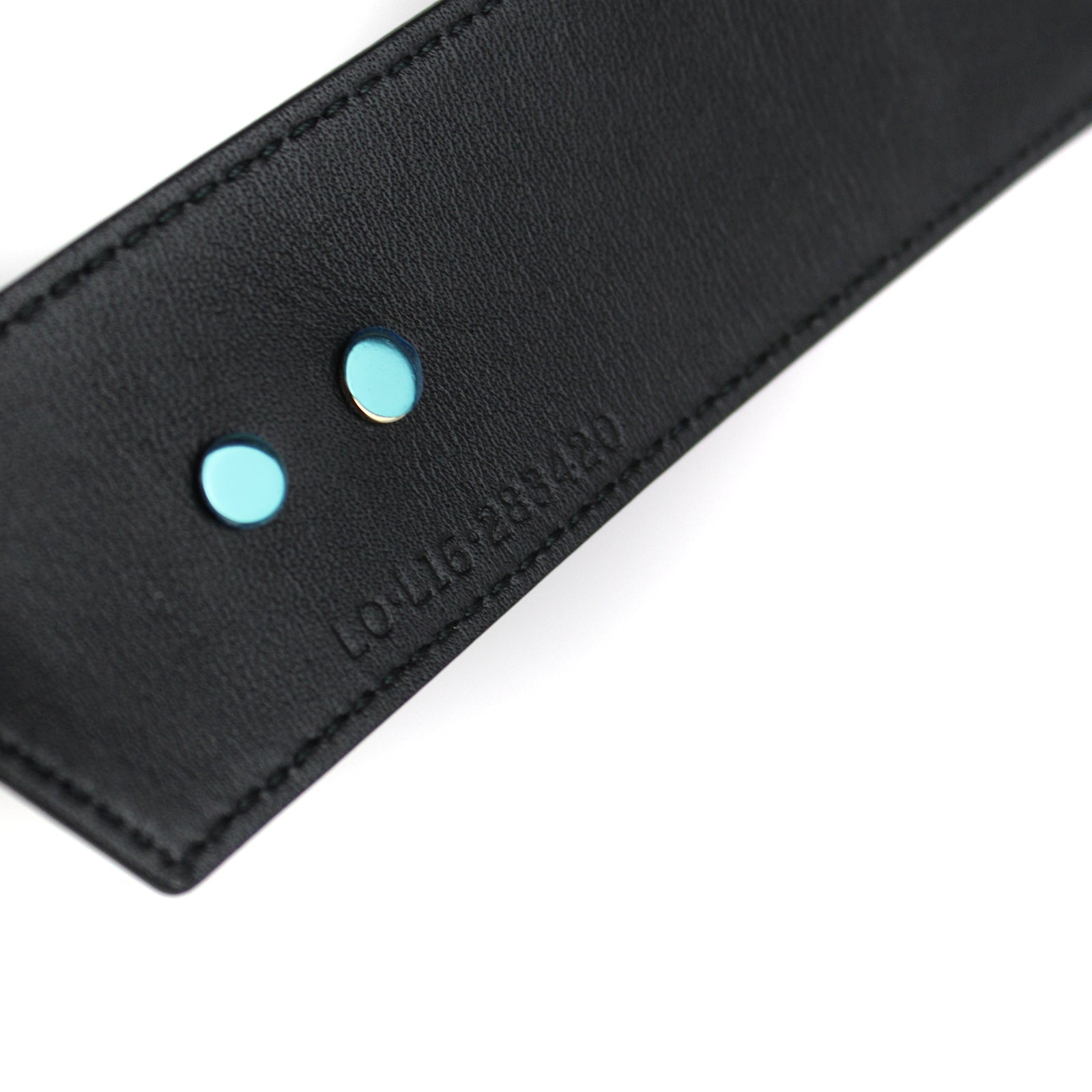 BULGARI - Manchette en cuir Serpenti
