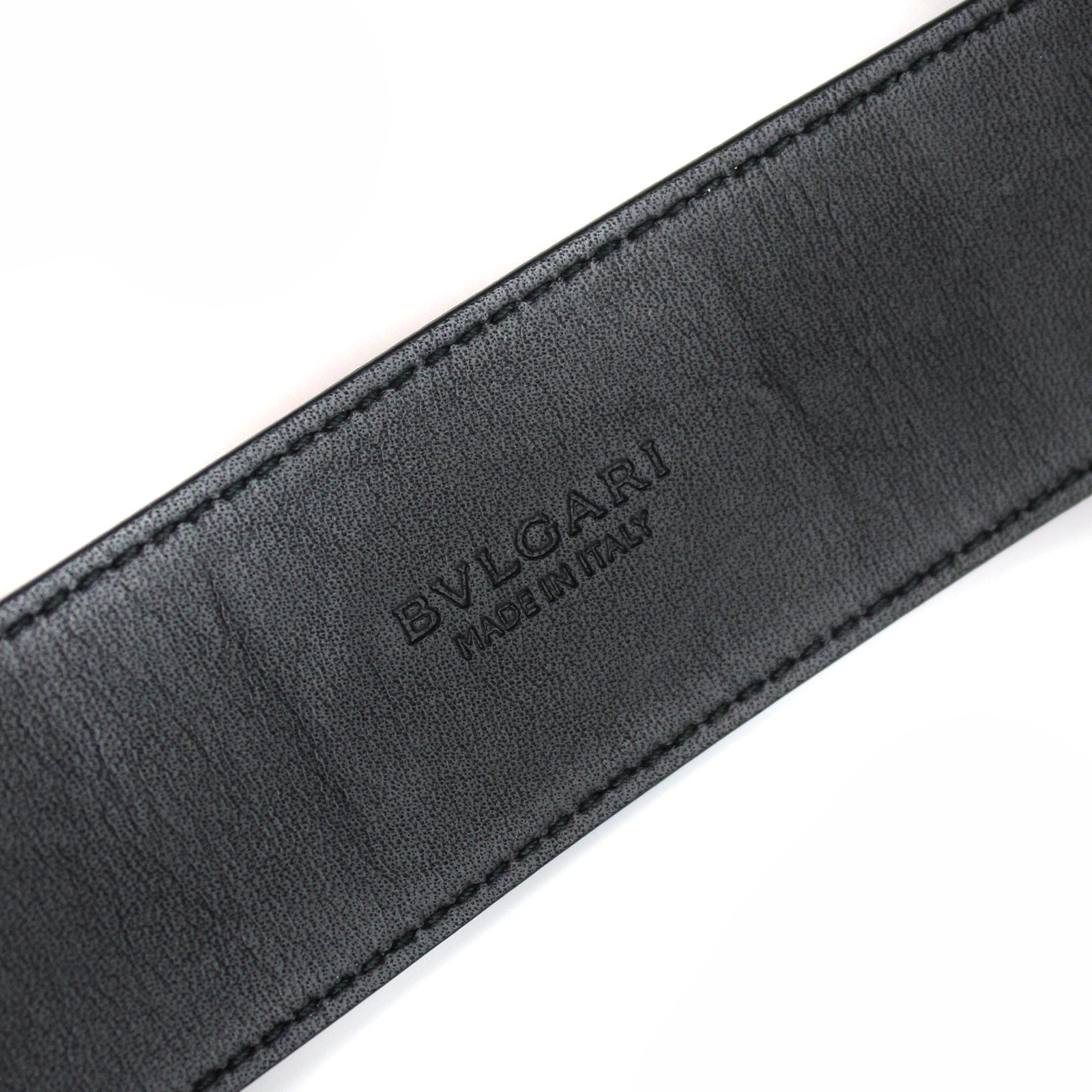 BULGARI - Manchette en cuir Serpenti