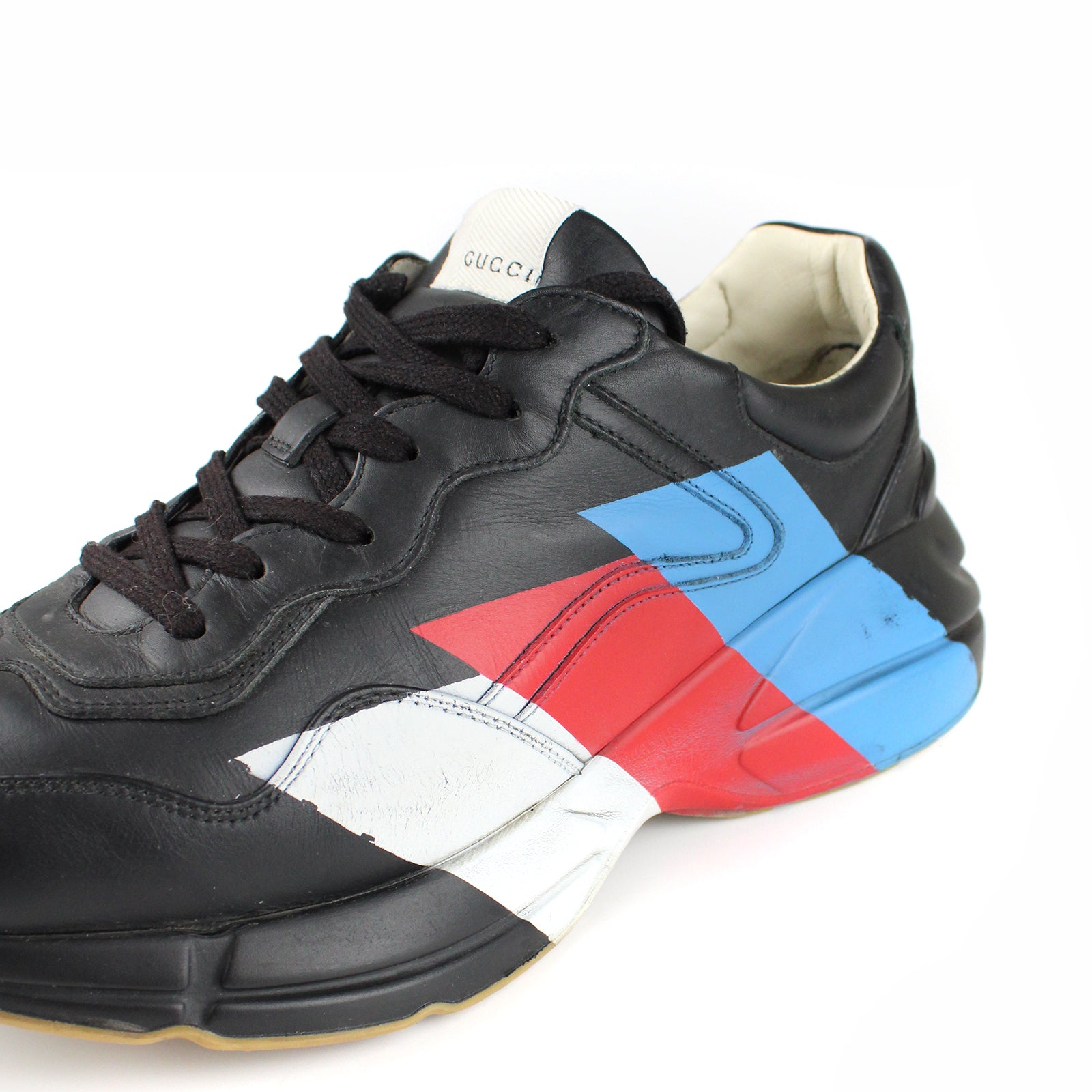 GUCCI - Rython leather sneakers (T42)